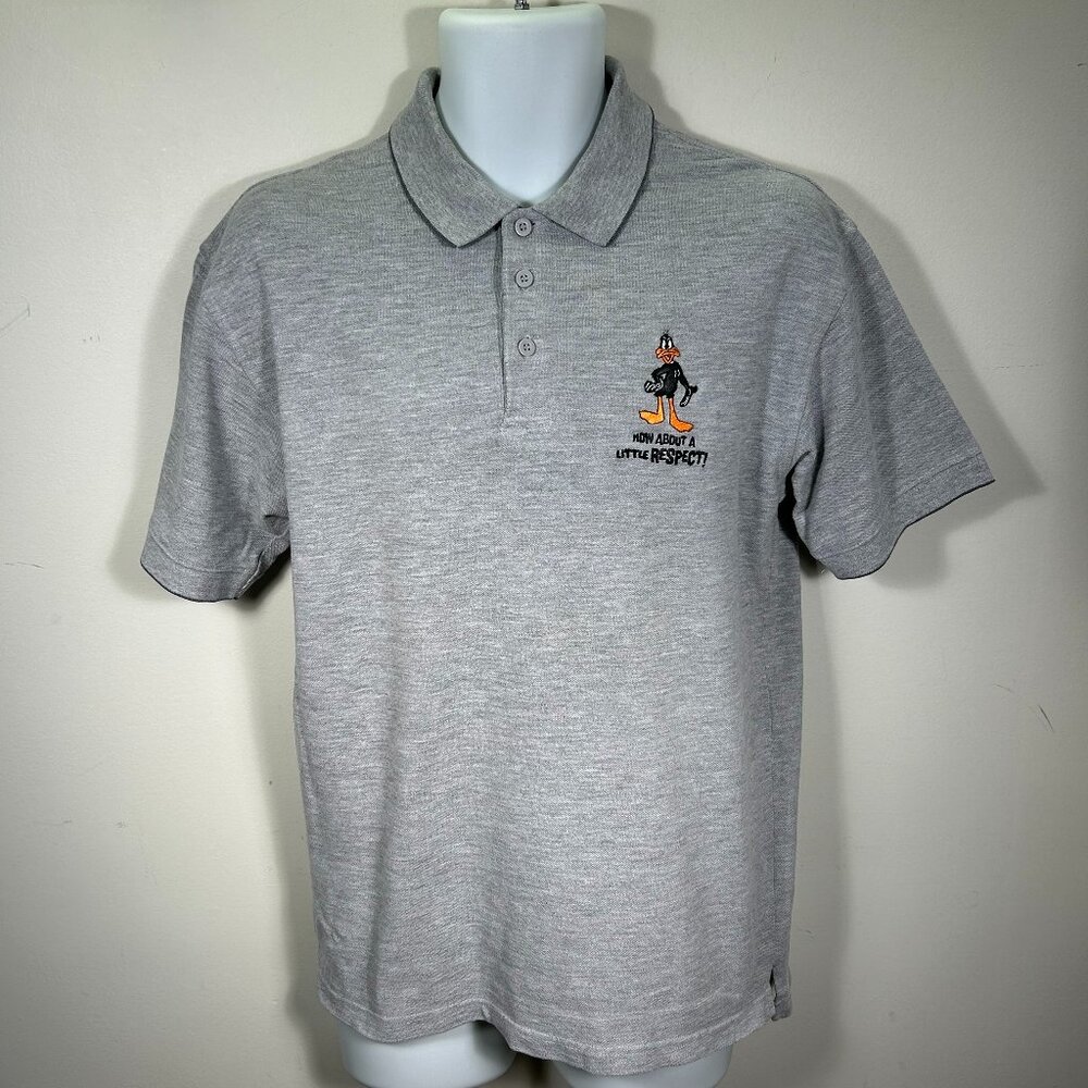 vintage Warner Bros How About A Little Respect golf shirt